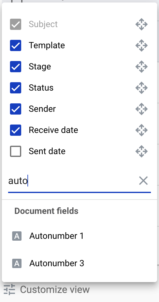 Envelope management — WhiteDoc documentation